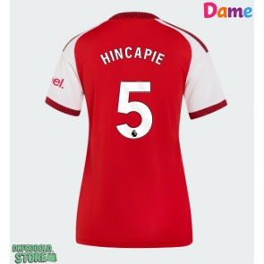 Arsenal Piero Hincapie #5 Replika Hjemmebanetrøje Dame 2026-27 Kortærmet